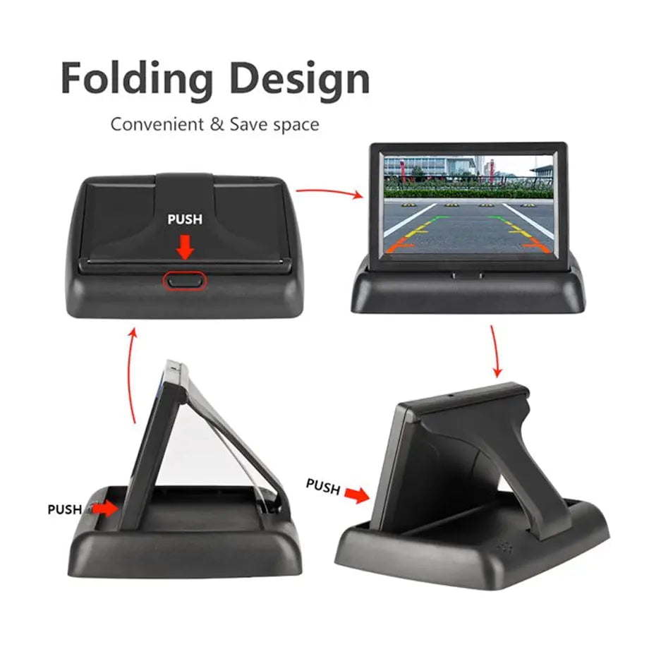 GUNMANSA 4.3 Inch - Universal Flip Up Display Screen