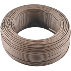 GUNMANSA 4 Core Brown Comms Cable – 100m Roll (Bare Copper, Low Voltage)