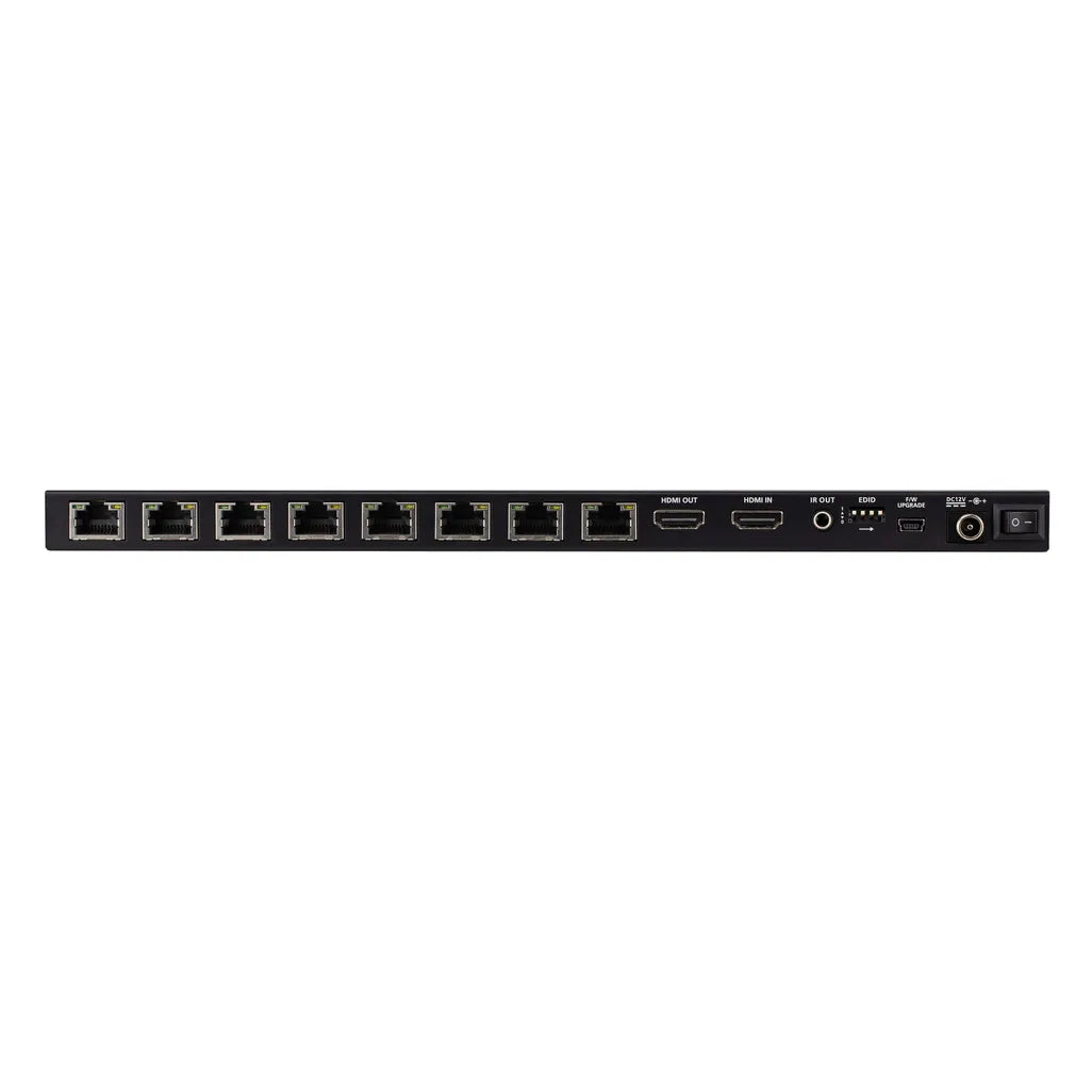GUNMANSA 4-Port 4K HDMI Cat 6 Splitter with Receivers - 1 splitter and 8 receivers