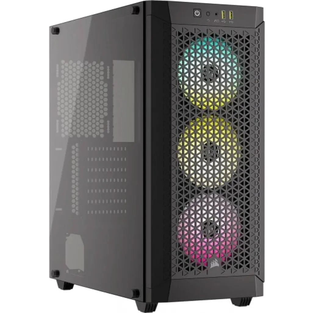 GUNMANSA 480T RGB Airflow Black Tempered Glass Mid-Tower