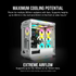 GUNMANSA 5000T RGB White Tempered Glass Mid-Tower; 2x 3.5'' |  4x 2.5'' Drive Bays; Up to 360mm Radiator compatible; 4x 120mm fan incl