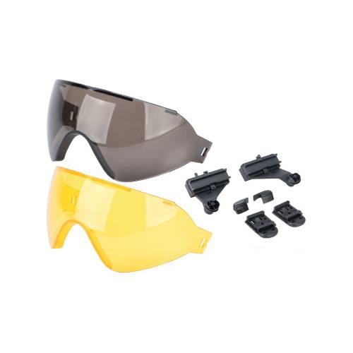 GUNMANSA 6MM Proshop Pilot Mask Multicam With Fastjump Helmet Combo