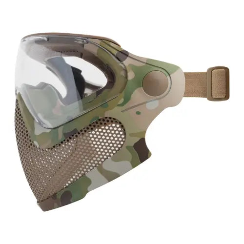 GUNMANSA 6MM Proshop Pilot Mask Multicam With Fastjump Helmet Combo