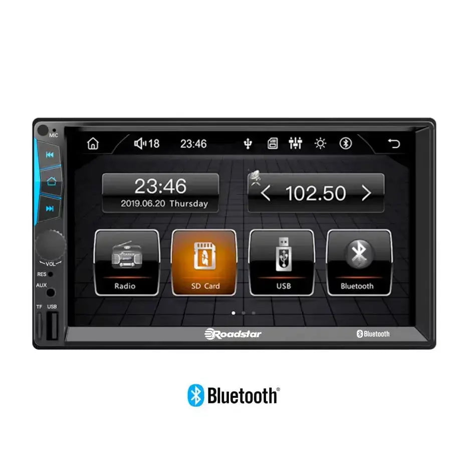 GUNMANSA 7 Inch Roadstar MP5 Double Din Media Player +FREE 32G SD CARD