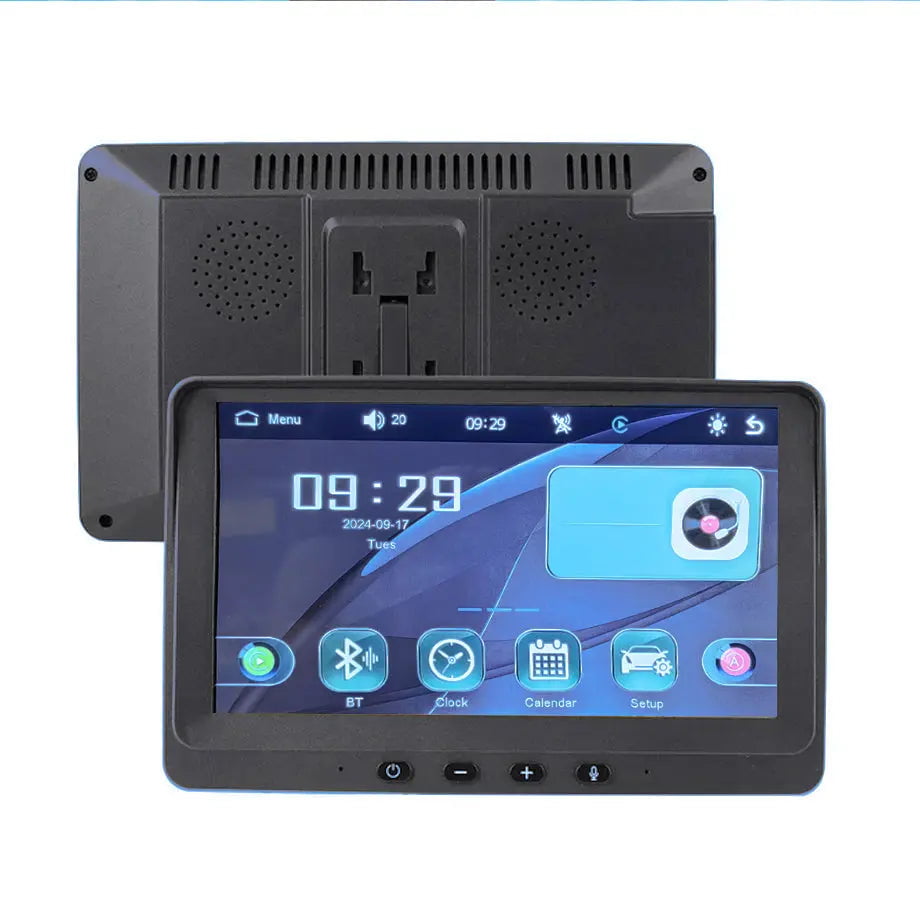 GUNMANSA 7 Inch - Universal Dash-Mount Monitor Screen With Apple Carplay & Android Auto