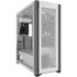 GUNMANSA 7000D Airflow White Tempered Glass Mid-Tower; 6x 3.5'' | 4x 2.5'' Drive Bays ; 480mm Radiator Compatible; 3x140mm fan incl
