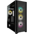 GUNMANSA 7000X RGB Black Tempered Glass Mid-Tower; 6x 3.5'' | 3x 2.5'' Drive Bays; 480mm Radiator Compatible; 4x 140mm RGB Fans incl