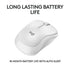 GUNMANSA 910-007120 - LOGI M240 Silent Bluetooth Mouse - OFF WHITE.