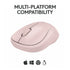 GUNMANSA 910-007121 - LOGI M240 Silent Bluetooth Mouse - ROSE
