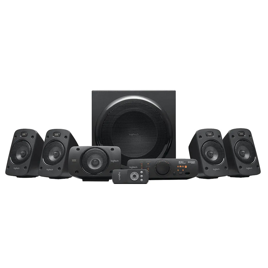 GUNMANSA 980-000468 - LOGI Desktop Speakers Z906 Surround sound speaker 5.1 3.5mm 500W RMS Dolby Digital & DTS Decoding Wall Mountable