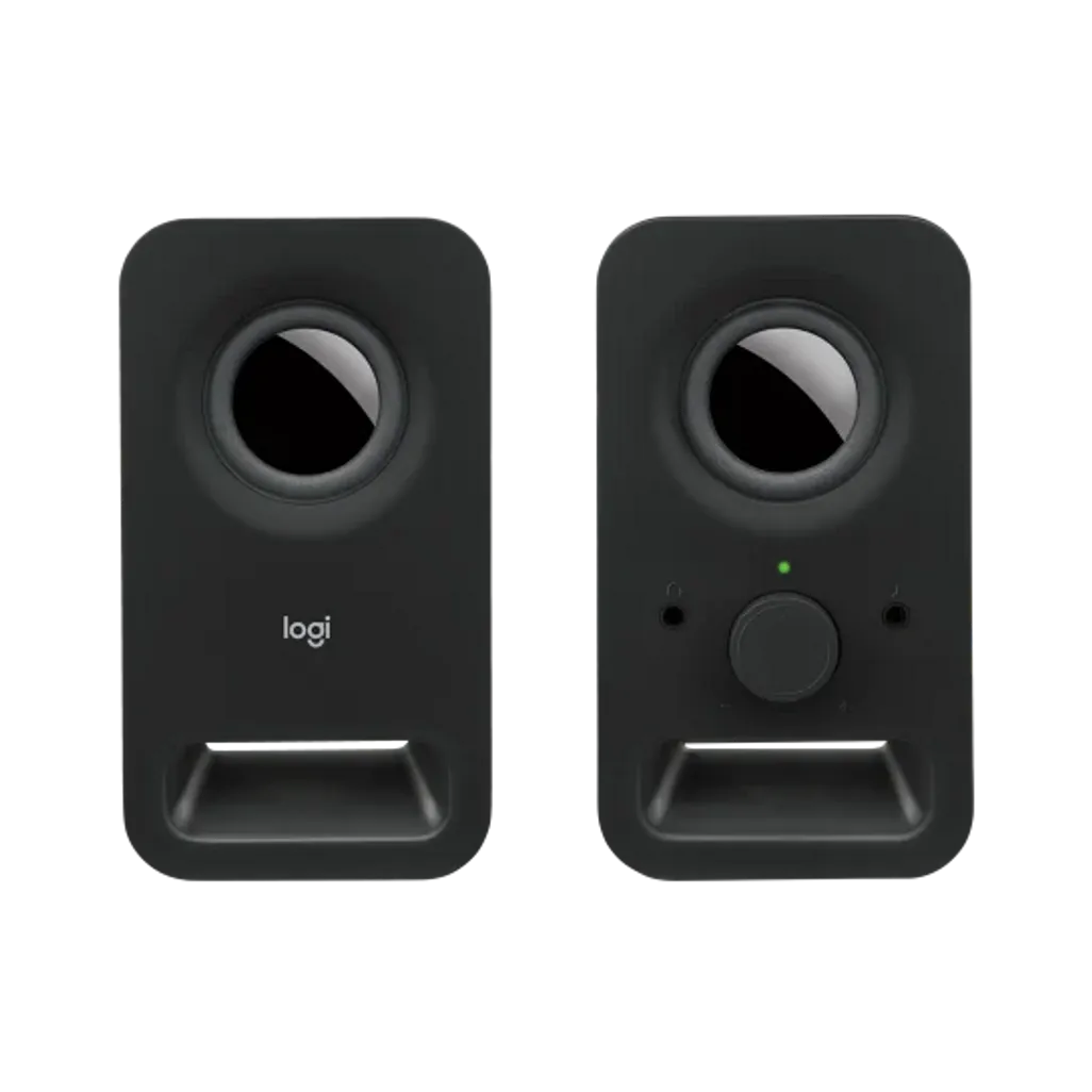 GUNMANSA 980-000814 - Logitech Desktop Speakers Z150 Multimedia mini Speakers Midnight Black 1 speaker 6 watts audio device with 3.5mm