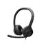 GUNMANSA 981-000406 - Logitech Headset H390 Black USB-A Stereo Internet headset adjustable headband Noise cancelling rotating microphone