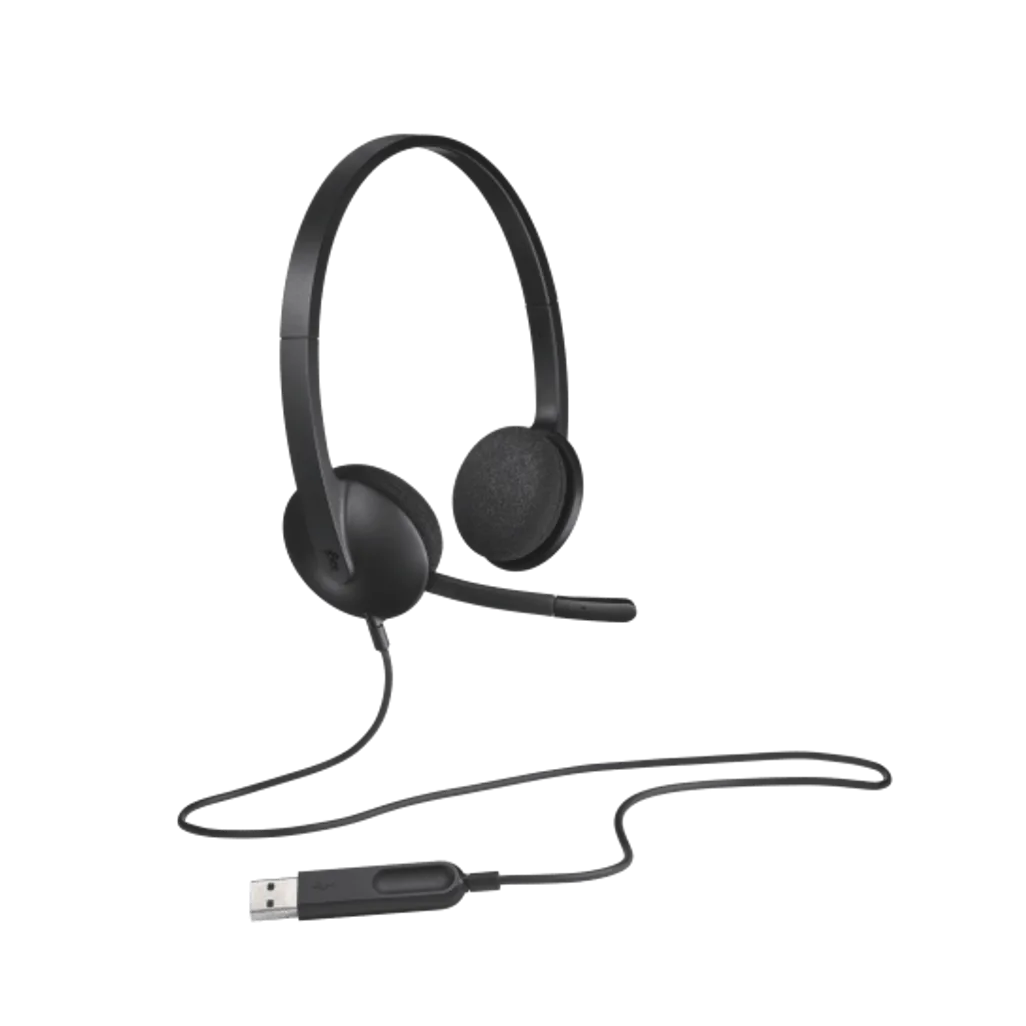 GUNMANSA 981-000475 - Logitech Headset H340 USB Stereo Internet headset over the head type with adjustable lightweight design