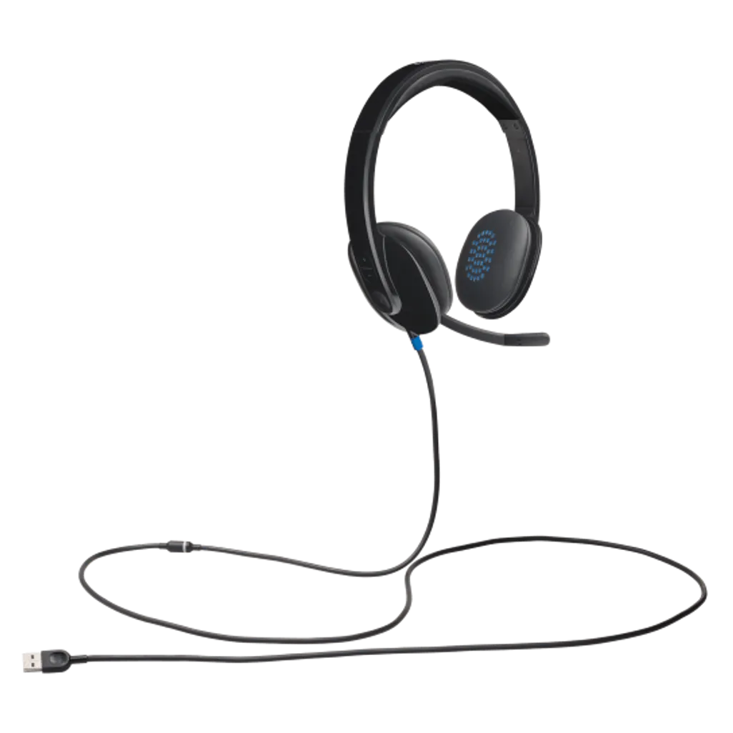 GUNMANSA 981-000480 - Logitech Headset H540 USB Headset Laser Tuned Drivers Comfortable Padding On Ear Audio Controls  Plug & Play