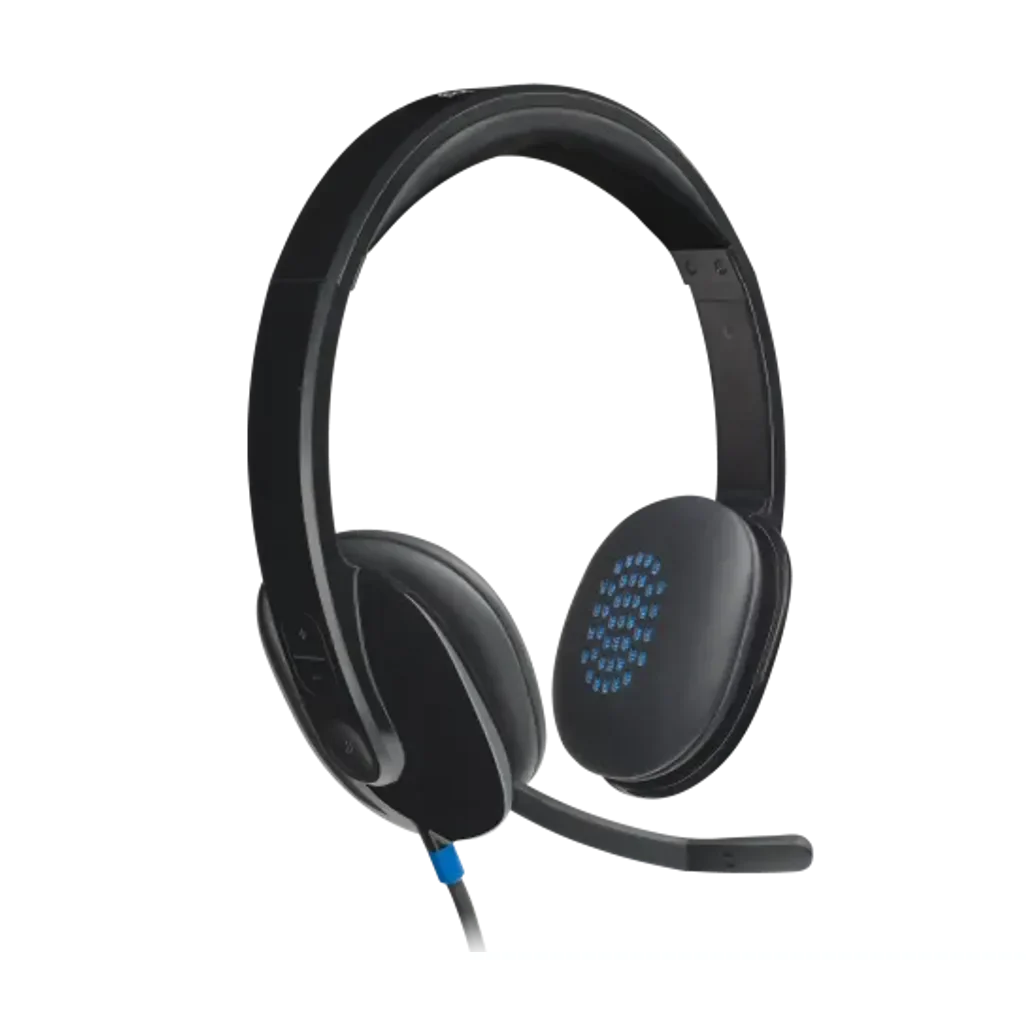 GUNMANSA 981-000480 - Logitech Headset H540 USB Headset Laser Tuned Drivers Comfortable Padding On Ear Audio Controls  Plug & Play