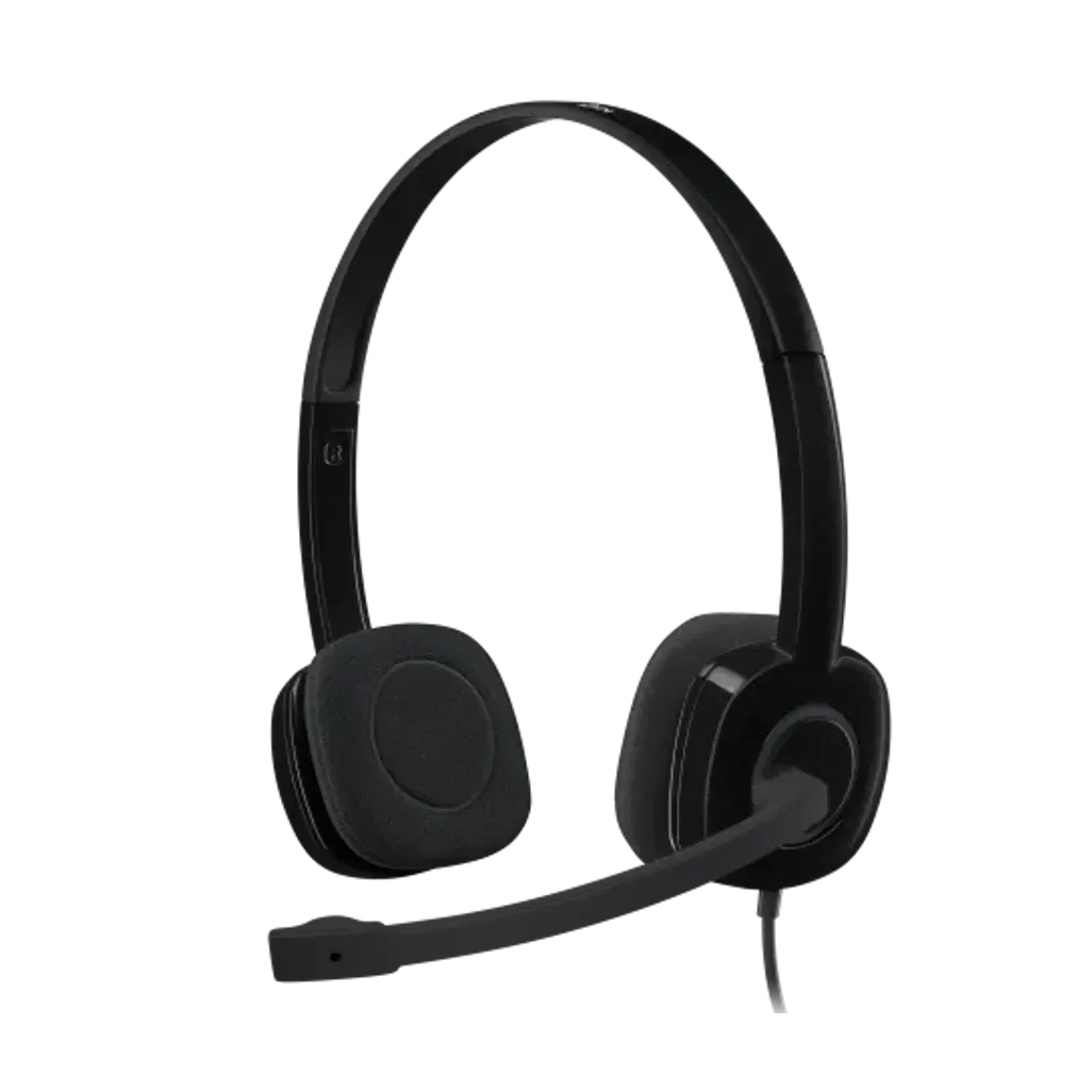 GUNMANSA 981-000589 - LOGITECH WIRED HEADSET H151 ANALOGUE BLACK 2 YEAR CARRY IN WARRANTY
