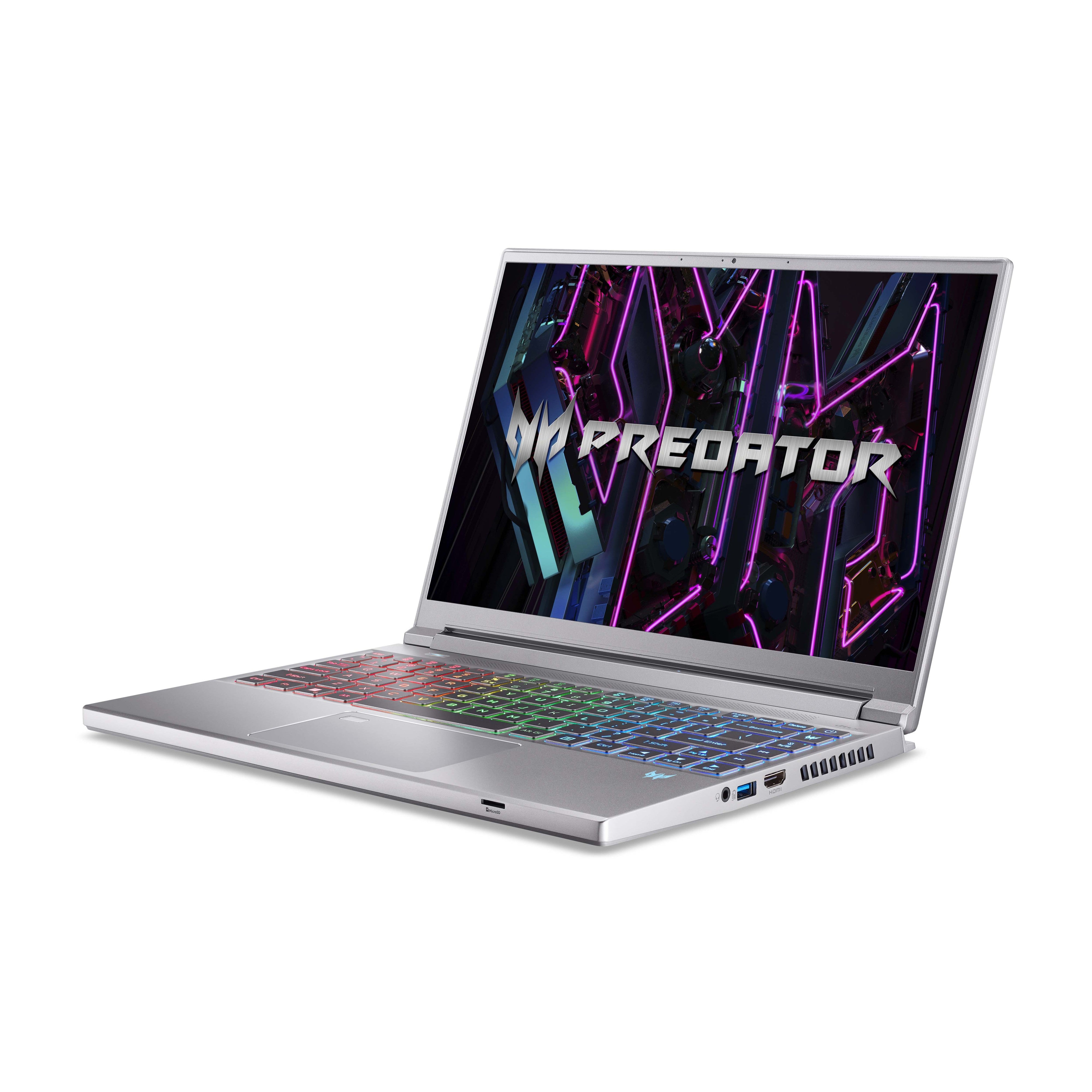 GUNMANSA Acer Acer Predator Triton 14 - 14" WUXGA IPS 165Hz DCi-P3 100% Intel Core i7-13700H 16GB OB LPDDR5 Memory 1024GB PCIe NVMe SSD NVIDIA GeForce RTX 4050 6G-GDDR6 VRAM WiFI 6E + BT FHD USB Camera Finger Print Reader Back Light Keyboard Windows 11 Home Silver 3...