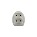 GUNMANSA Adaptor - 3 Pin to 2 x 2Pin Euro Adaptor