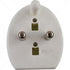GUNMANSA Adaptor - 3 Pin to 2 x 2Pin Euro Adaptor Part No: HW37