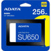 GUNMANSA Adata SU650 Ultimate 3D NAND 256GB SATA SSD