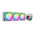 GUNMANSA Aerocol Abyss L360 White - 360mm ARGB Liquid Cooler - Intel LGA1851/LGA1700   - AMD AM4/AM5.