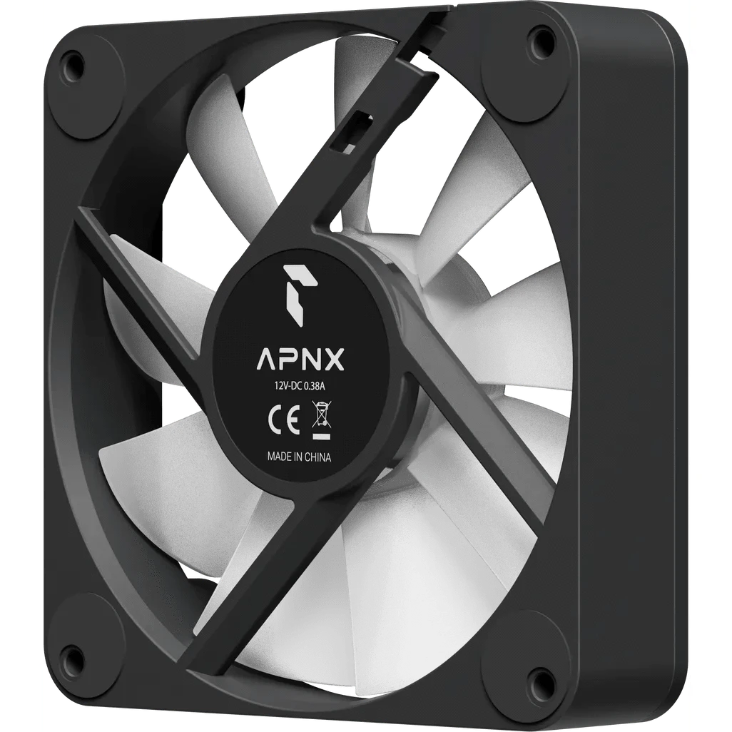 GUNMANSA Aerocool APNX FP1-R 120mm PWM ARGB Fan - Black.