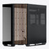GUNMANSA Aerocool APNX V1 premium Black and Wood mid-tower ATX case -Supports up to 10 fans -  6x2.5'' or 2x 3.5'' - 360mm radiator -