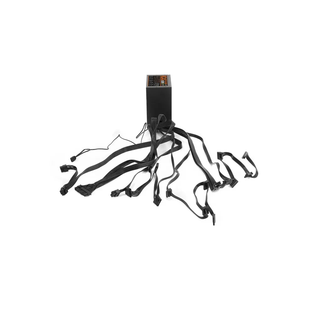 GUNMANSA Aerocool KCAS PLUS Gold 850W RGB PSU - ATX 24 PIN; 2x 4+4PIN CPU; 8x SATA; 4x PATA; 3x PCIe 6+2PIN.