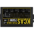 GUNMANSA Aerocool KCAS PLUS Gold750W RGB PSU - ATX 24 PIN; 2x 4+4PIN CPU; 8x SATA; 4x PATA; 3x PCIe 6+2PIN.