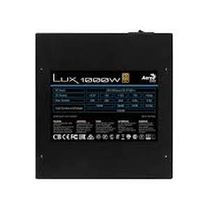 GUNMANSA Aerocool LUX Gold 1000W PSU - ATX 24 PIN; 1x 4+4PIN CPU; 8x SATA; 4x PATA; 4x PCIe 6+2PIN.