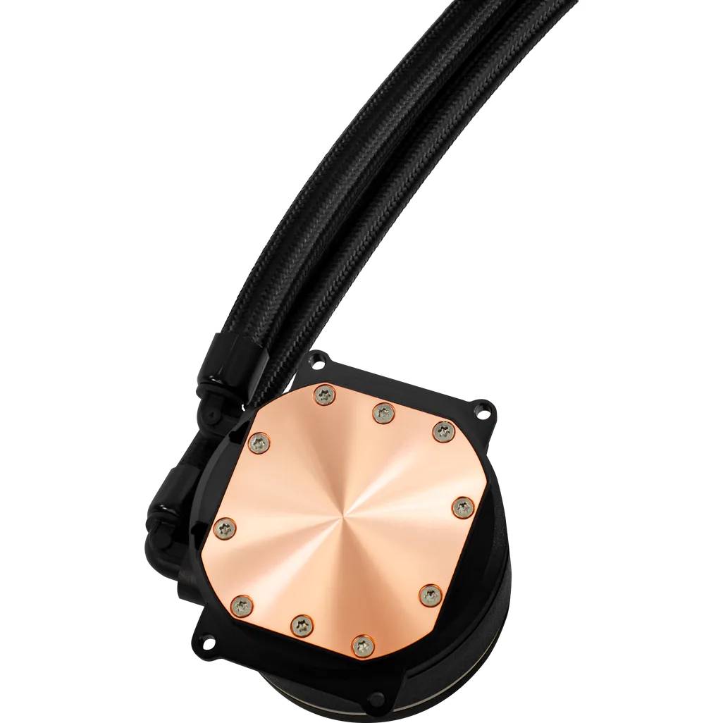 GUNMANSA Aerocool Oasis L240 Black - 240mm ARGB Liquid Cooler - Intel LGA1851/LGA1700; AMD AM4/AM5