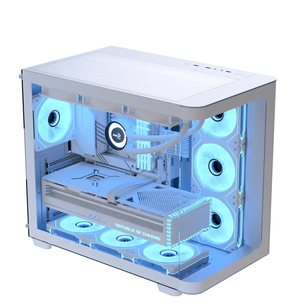GUNMANSA Aerocool P500C White Mid tower case