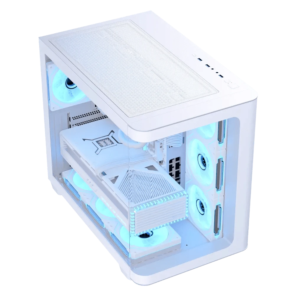 GUNMANSA Aerocool P500C White Mid tower case