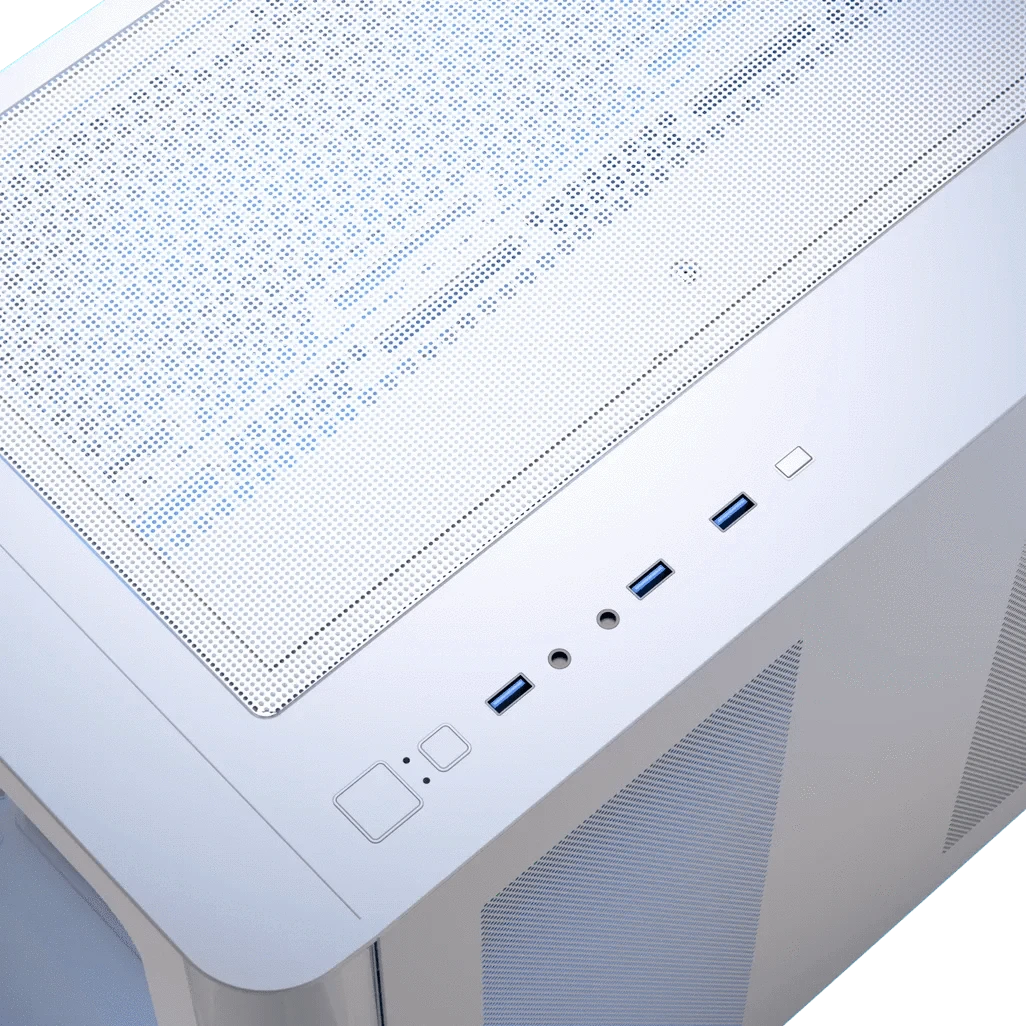 GUNMANSA Aerocool P500C White Mid tower case