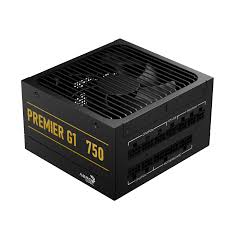 GUNMANSA Aerocool Premier G1 Gold 750W PSU - ATX 3.1 PCIe5.1 - ATX 24 PIN; 1x 4+4PIN CPU; 1x CPU 8PIN; 12x SATA; 2x PATA; 9x PCIe 6+2PIN;