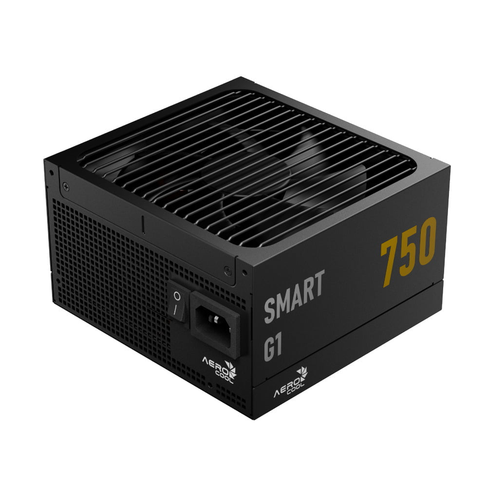 GUNMANSA Aerocool SMART G1 Gold 650W PSU - ATX 3.1 PCIe5.1 - ATX 24 PIN; 1x 4+4PIN CPU/2x CPU 8PIN; 12x SATA; 2x PATA; 2x PCIe 6+2PIN