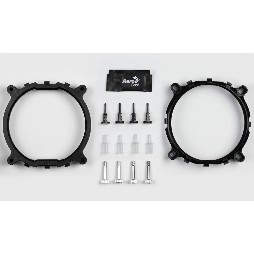 GUNMANSA Aerocool Verkho 4 Lite CPU Air Cooler - Aluminum - (TDP) up to 125W - Blue LED - LGA 1700/1200/115X AM4/AM5.