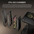 GUNMANSA AIR 5400 LX-R RGB iCUE LINK Triple Chamber Mid-Tower PC Case ;3x Fans included;2x 2.5'' ; 1x 3.5'';  Black