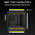 GUNMANSA AIR 5400 LX-R RGB iCUE LINK Triple Chamber Mid-Tower PC Case ;3x Fans included;2x 2.5'' ; 1x 3.5'';  Black