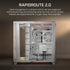 GUNMANSA AIR 5400 LX-R RGB iCUE LINK Triple Chamber Mid-Tower PC Case ;3x Fans included;2x 2.5'' ; 1x 3.5''; White
