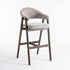 GUNMANSA ALORA WOODEN KITCHEN STOOL - LATTE