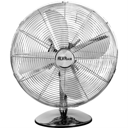 GUNMANSA Alva Air 30cm Chrome Metal Desktop Fan