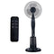 GUNMANSA Alva Air 40cm Pedestal Mist Fan Black with remote