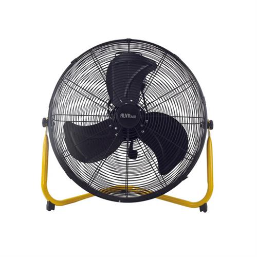 GUNMANSA Alva Air 50cm Black With Yellow 160w Floor Fan