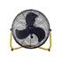 GUNMANSA Alva Air 50cm Black With Yellow 160w Floor Fan