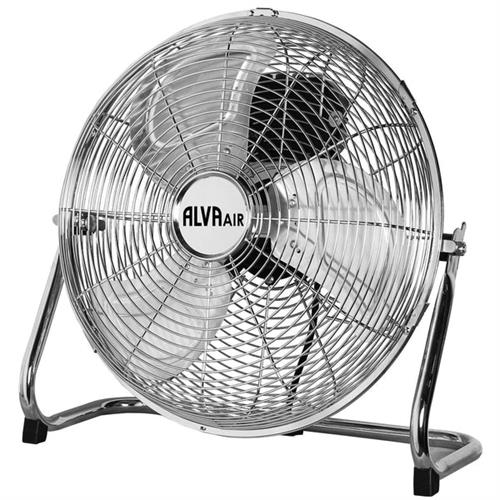 GUNMANSA Alva Air 50cm High Velocity Chrome Floor Fan