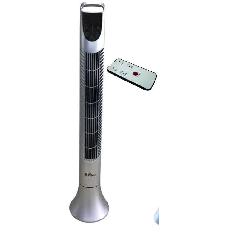 GUNMANSA Alva Air 92cm Silver Plastic Tower Fan