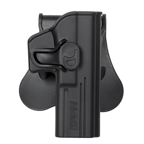 GUNMANSA Amomax Glock 19 Rigid holster OWB (am-g19g2-bk)