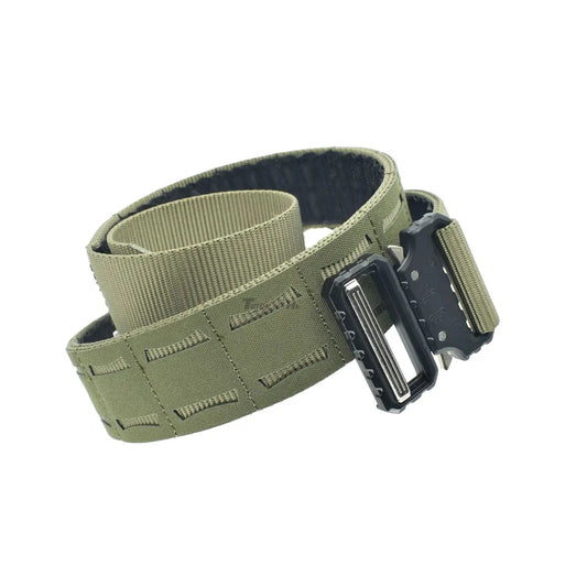 GUNMANSA AMOMAX Greyhawk 1.75″ Double Molle Tactical Belt (Ranger Green)