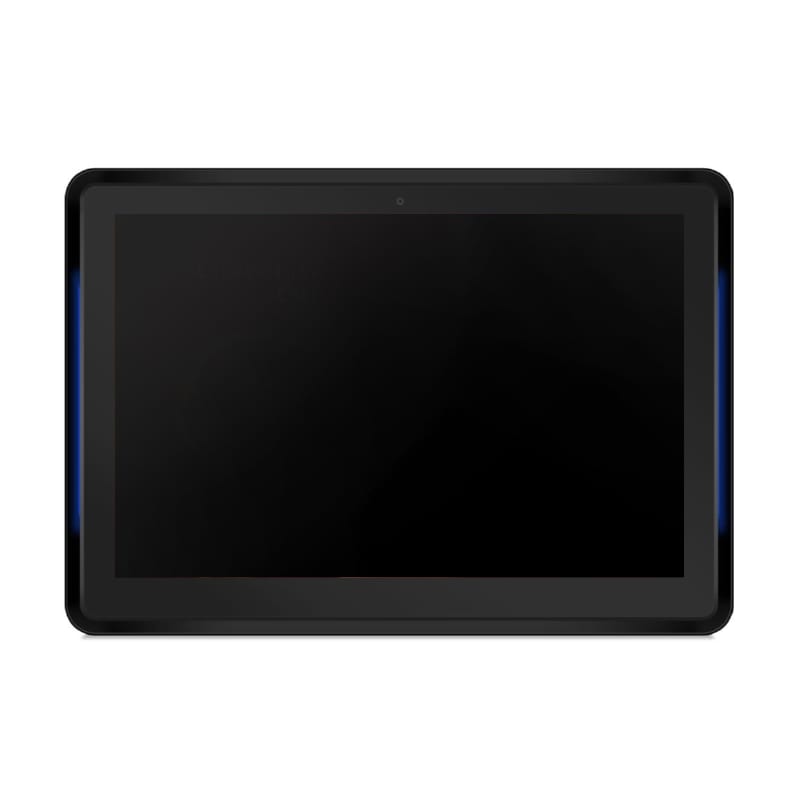 GUNMANSA Android 6.0 10.1" AIO RK3288 A17 2GB RAM 8GB storage POE with LED colour Bar for meeting room signage and access control - Black